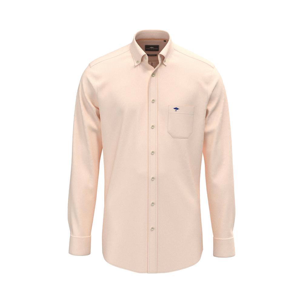 Fynch-Hatton Washed Oxford  Solid Button Down Shirt
